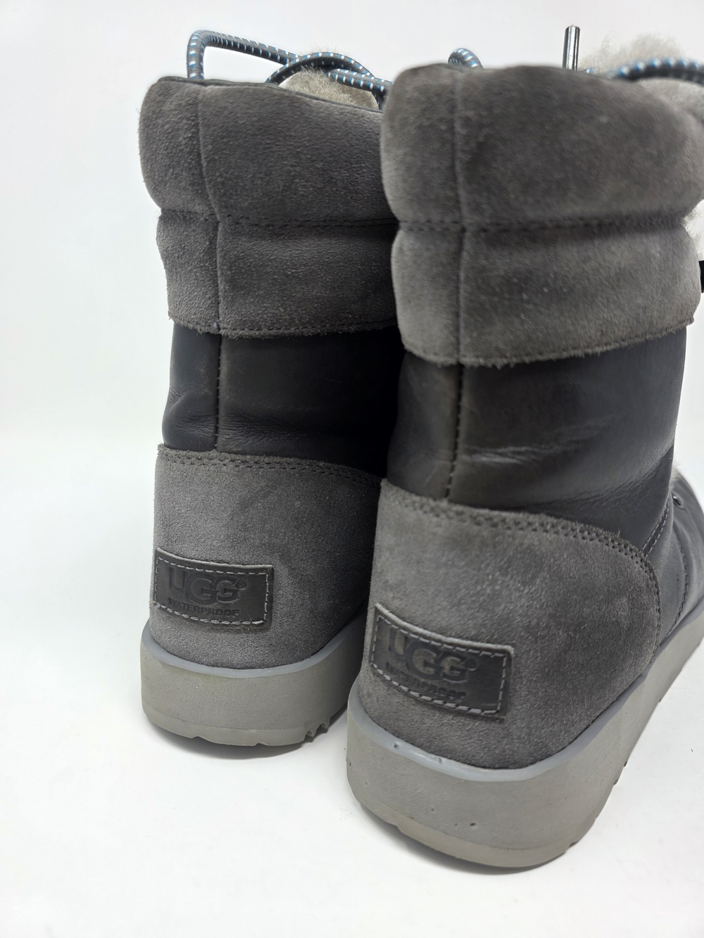 UGG Viki Waterproof Boots Gray Womens 8.5 - Picture 8 of 15